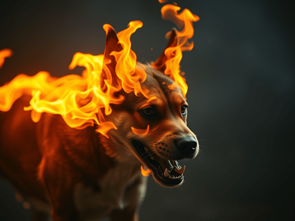 A dat foc la&nbsp;câine!