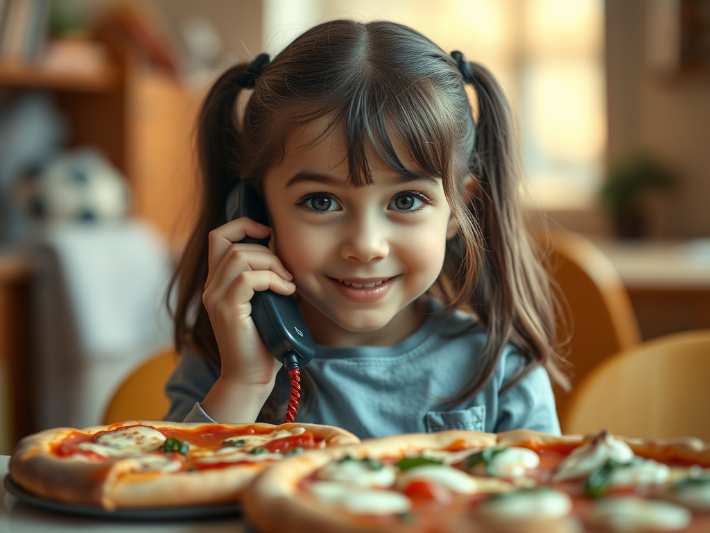 O copilă de nouă ani a pus pe jar autoritățile din Tulcea, după ce a comandat o pizza la&nbsp;112