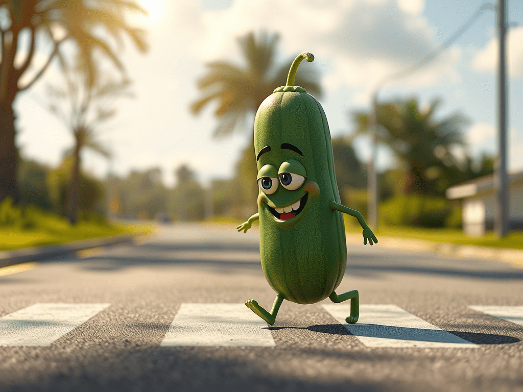 Bancul zilei | De ce trece castravetele&nbsp;strada?