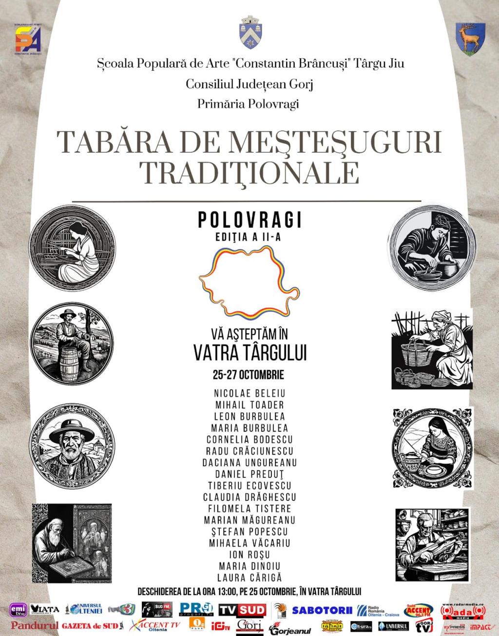 Polovragi: tabăra de meșteșuguri&nbsp;tradiționale