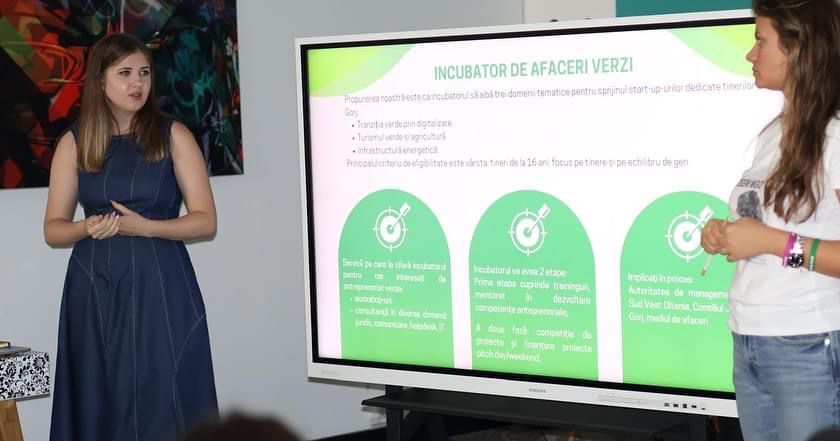Eveniment de succes la Târgu Jiu: Despre afaceri verzi și tineri&nbsp;antreprenori