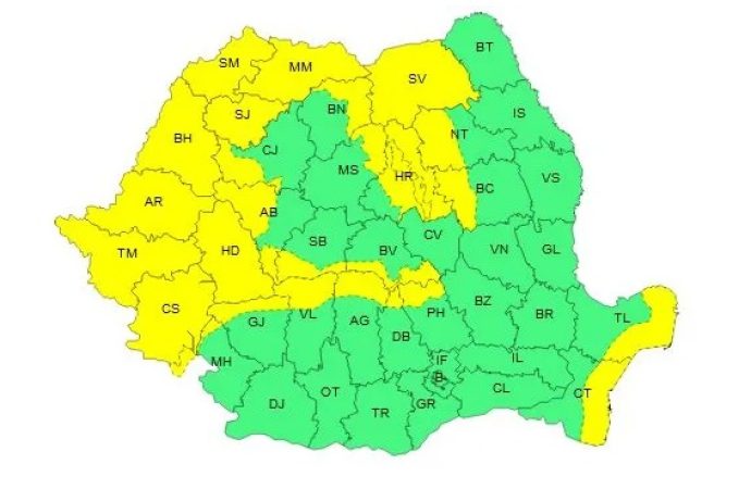 Vremea se schimbă radical. Ninsori, vânt și&nbsp;ploaie