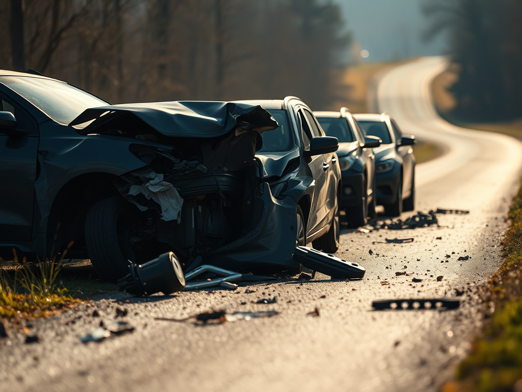 Accident la Crasna: coliziune între trei mașini, cu o victimă