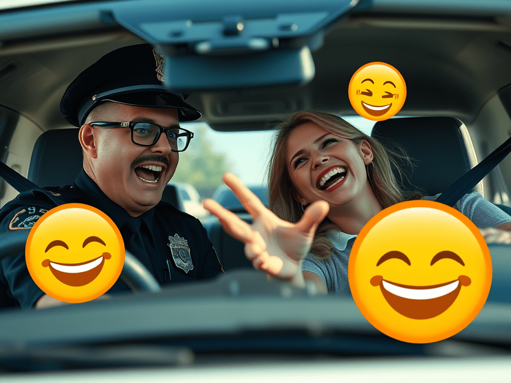 Bancul zilei – Un polițist oprește o&nbsp;mașină