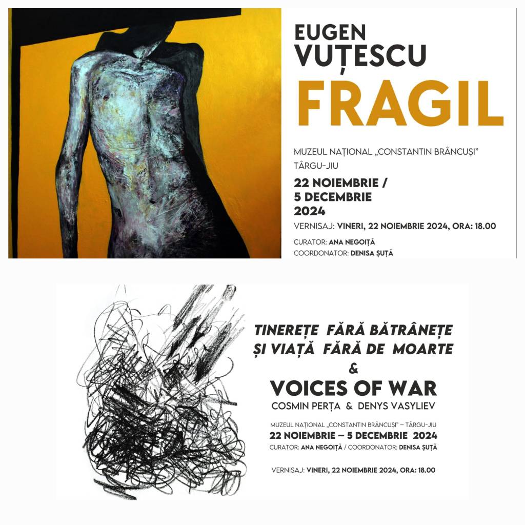 Noi expoziții la Muzeul Național „Constantin Brâncuși” din Târgu&nbsp;Jiu!