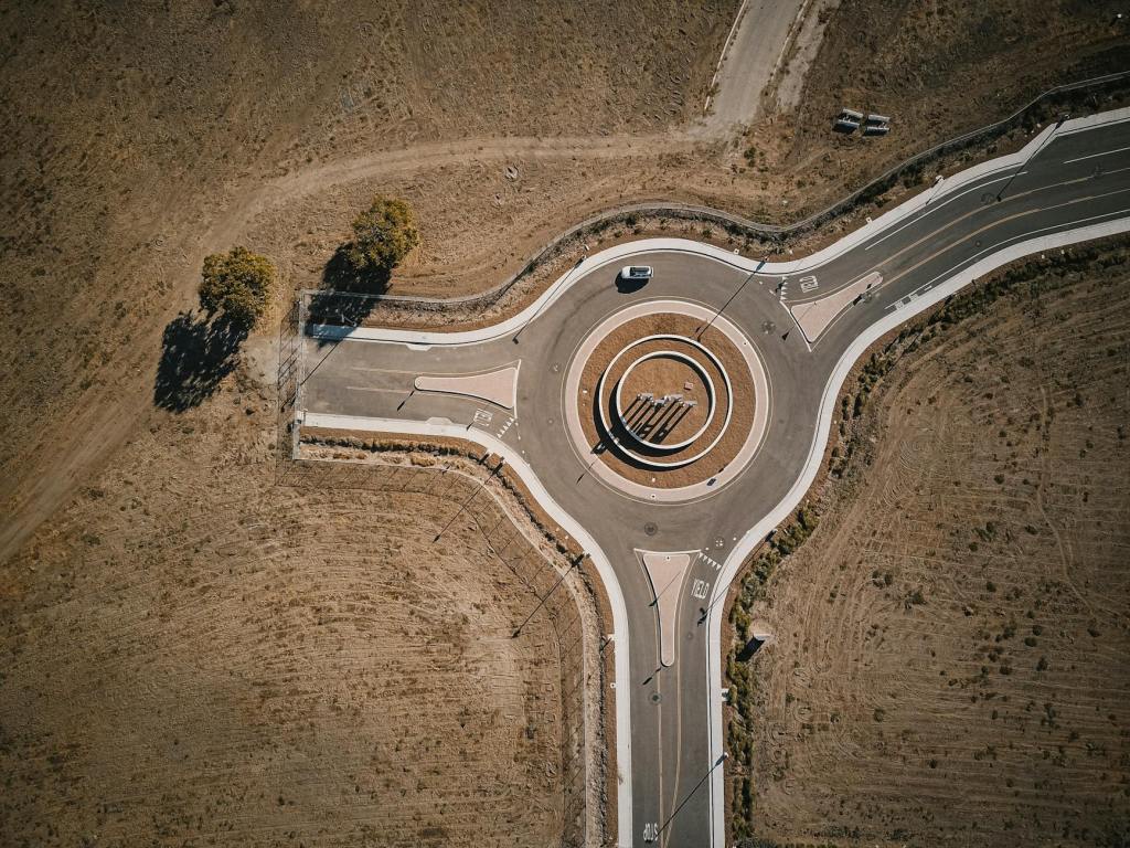 Sens giratoriu nou în Bengești-Ciocadia pentru fluidizarea traficului spre&nbsp;Rânca