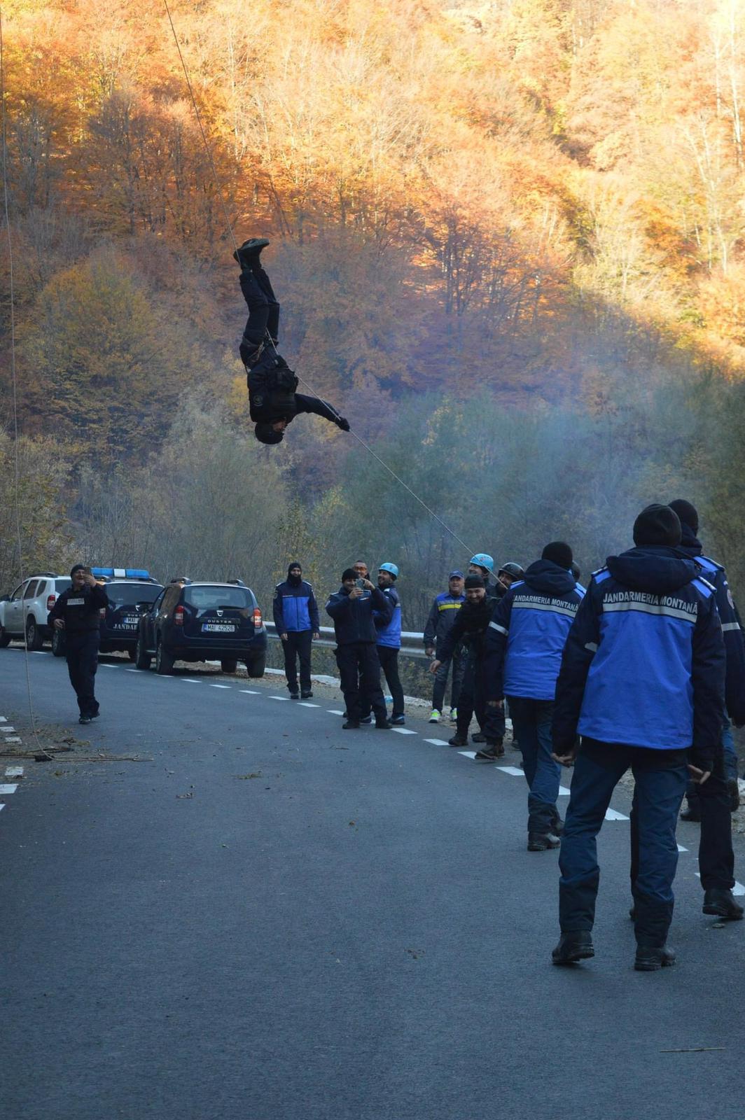 Jandarmii montani din Gorj, antrenamente intense pentru intervenții