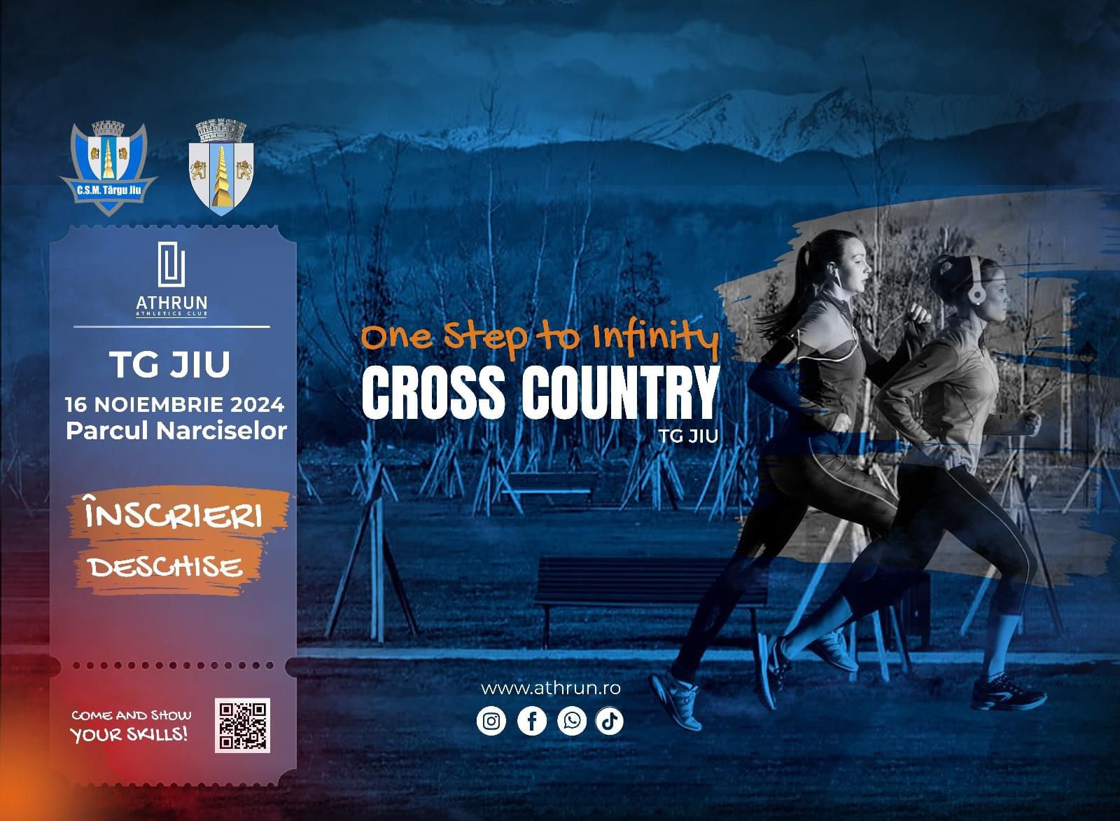 Start înscrieri pentru competiția „One Step to Infinity Cross Country” la Târgu Jiu!