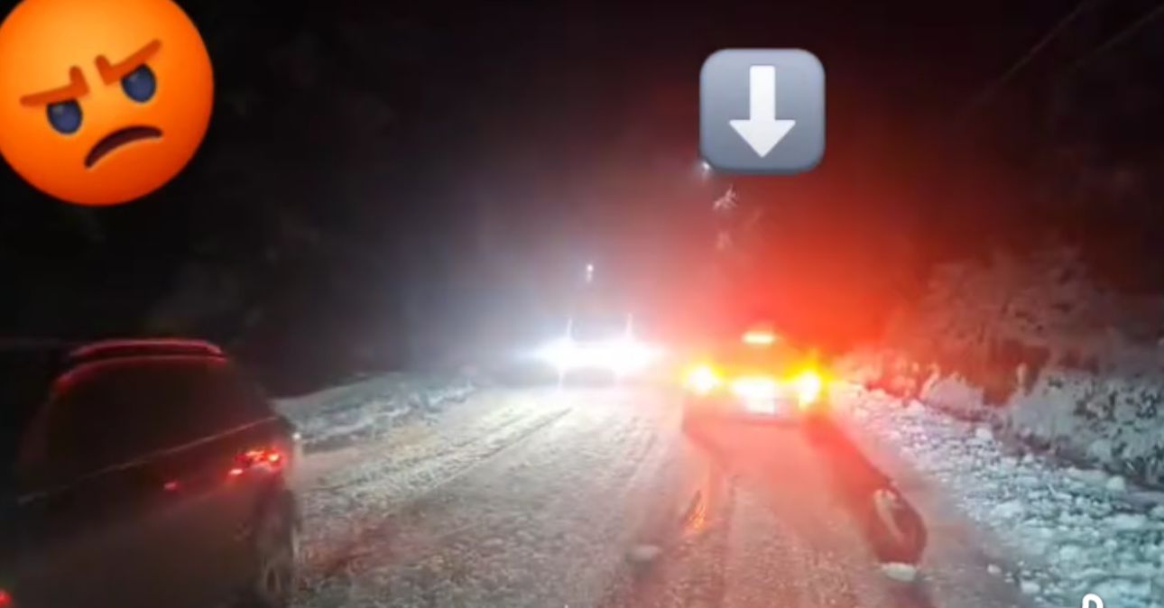 S-au plimbat pe zăpadă, cu anvelopele de vară
