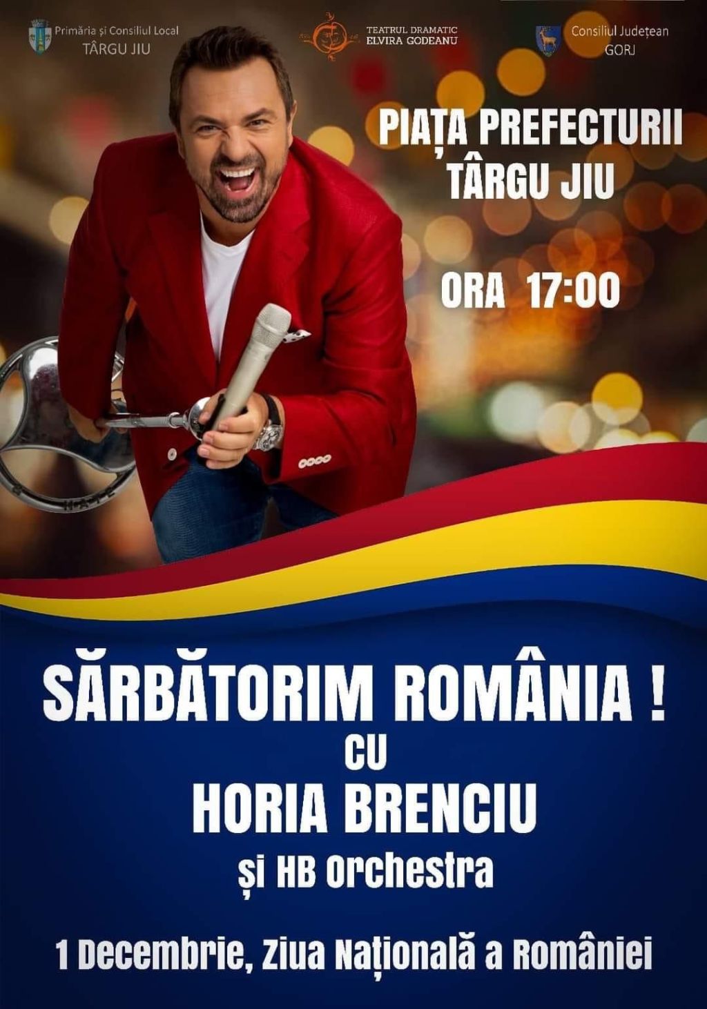 Când se aprind luminițele la Târgu Jiu!&nbsp;Concert!