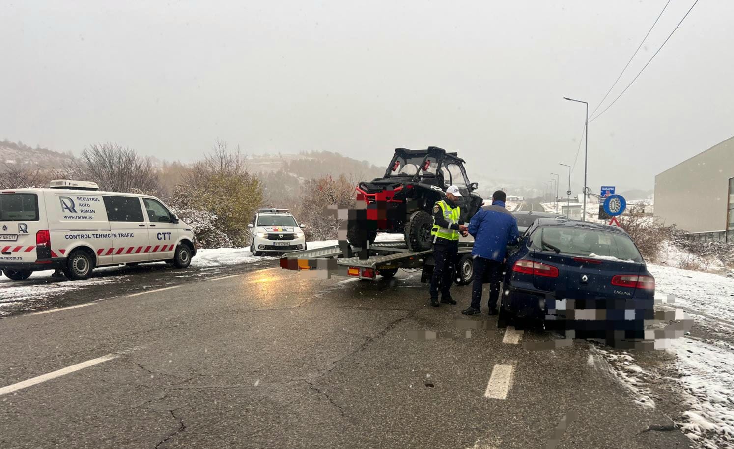 Atenție, șoferi! Verificări rutiere pe drumul către Rânca