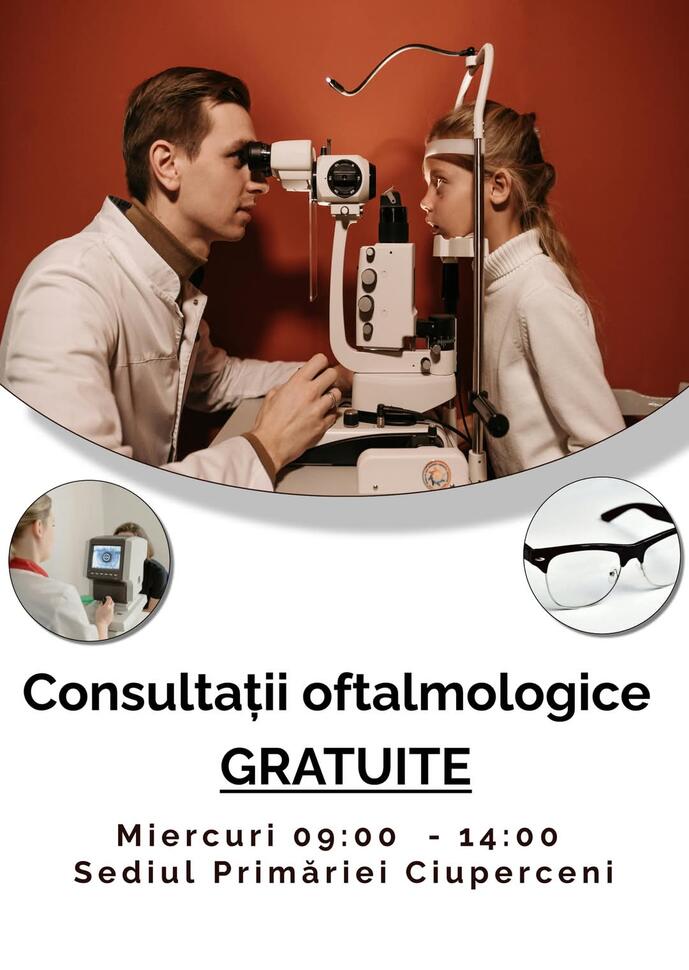 Consult oftalmologic gratuit în&nbsp;Gorj