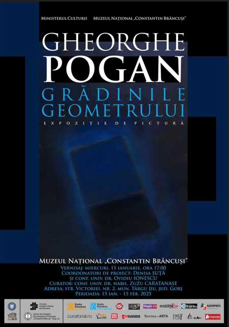 „Grădinile geometrului” de Gheorghe Pogan,la Muzeul Național „Constantin&nbsp;Brâncuși”