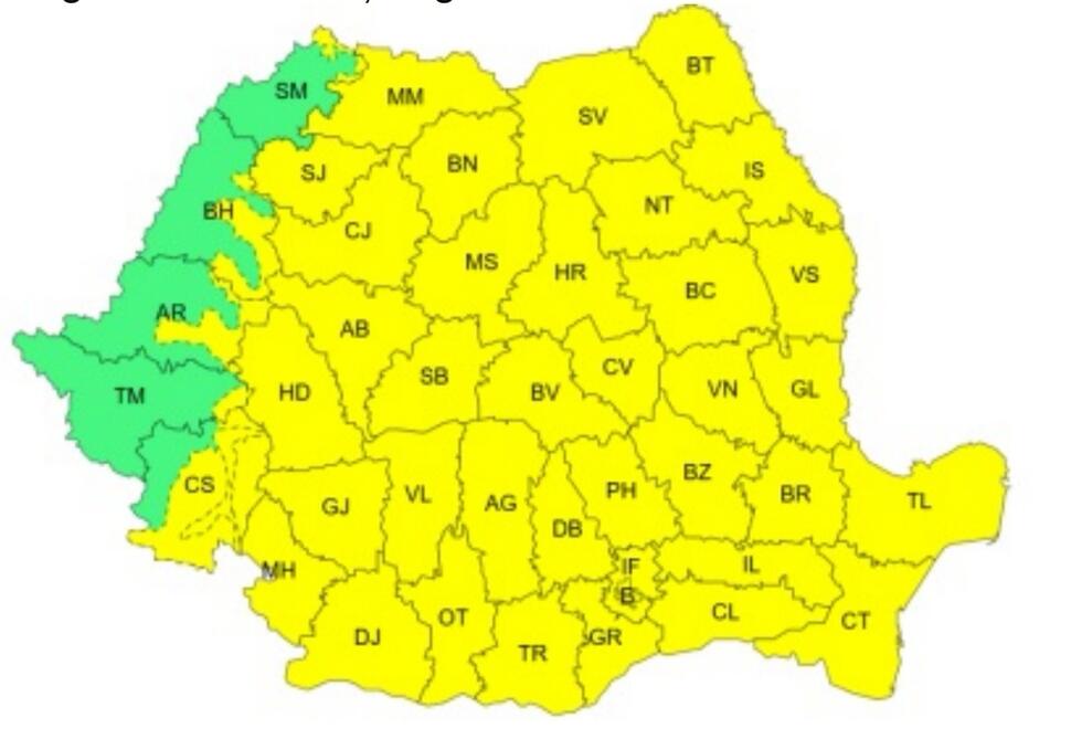 Cod galben de ger în&nbsp;Gorj