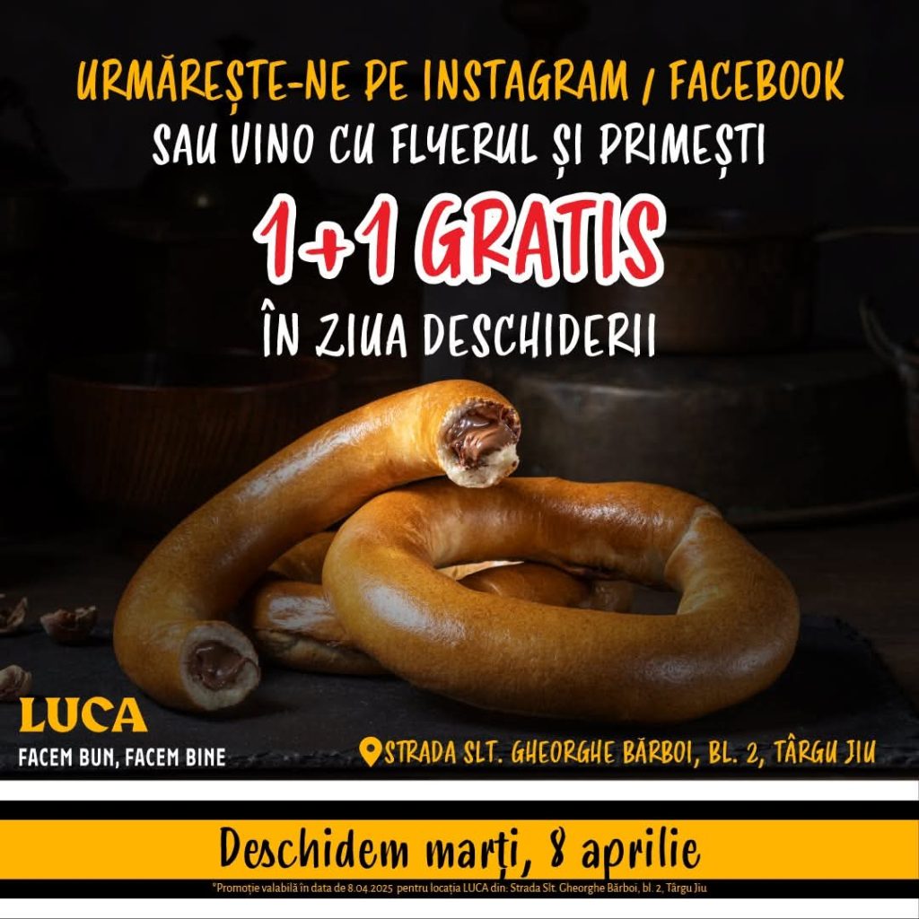 Cozi la deschiderea primei locații Luca din Târgu Jiu: zeci de persoane au așteptat la&nbsp;rând