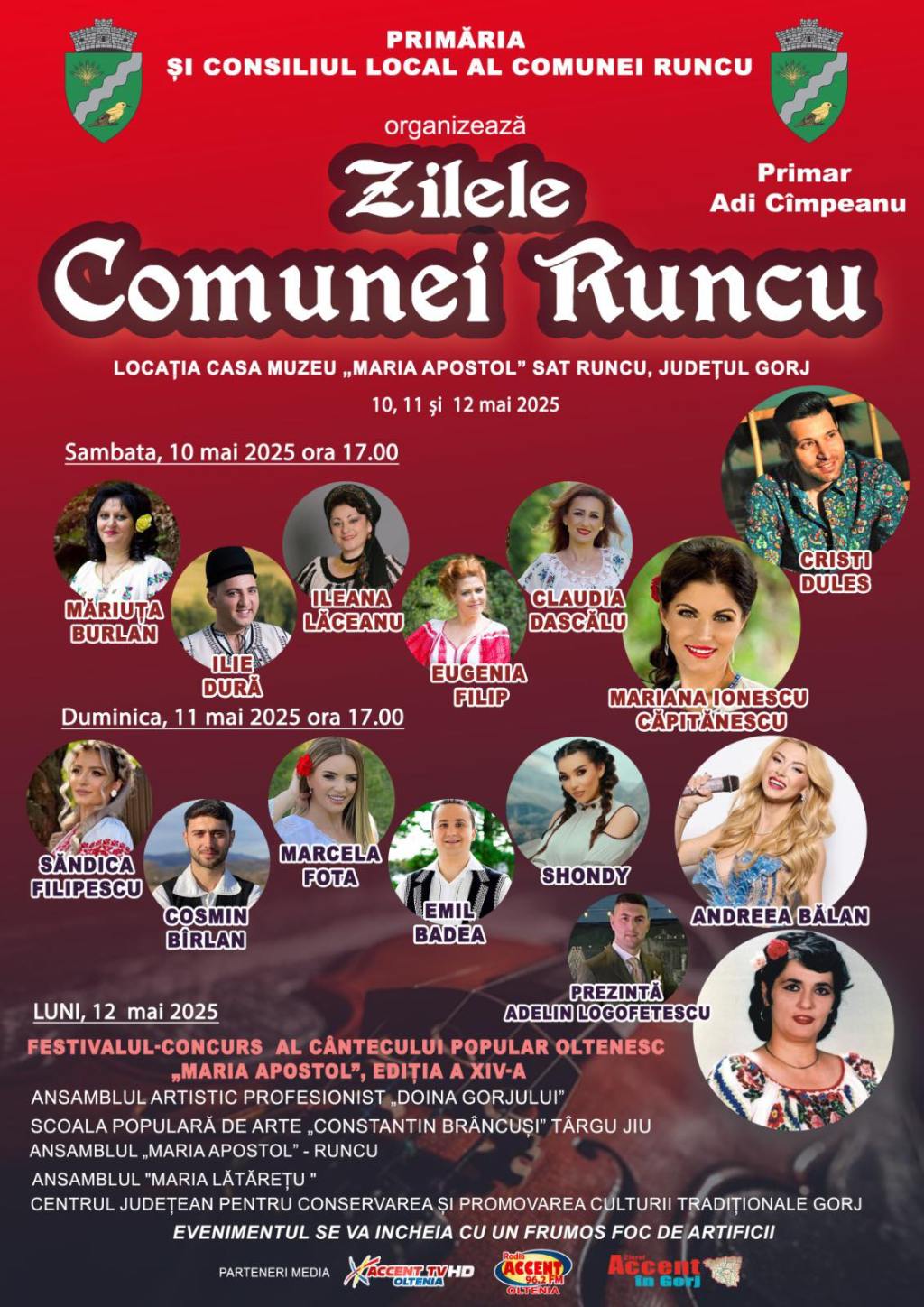 Tradiție și spectacol la Runcu: trei zile de sărbătoare autentică în&nbsp;Gorj