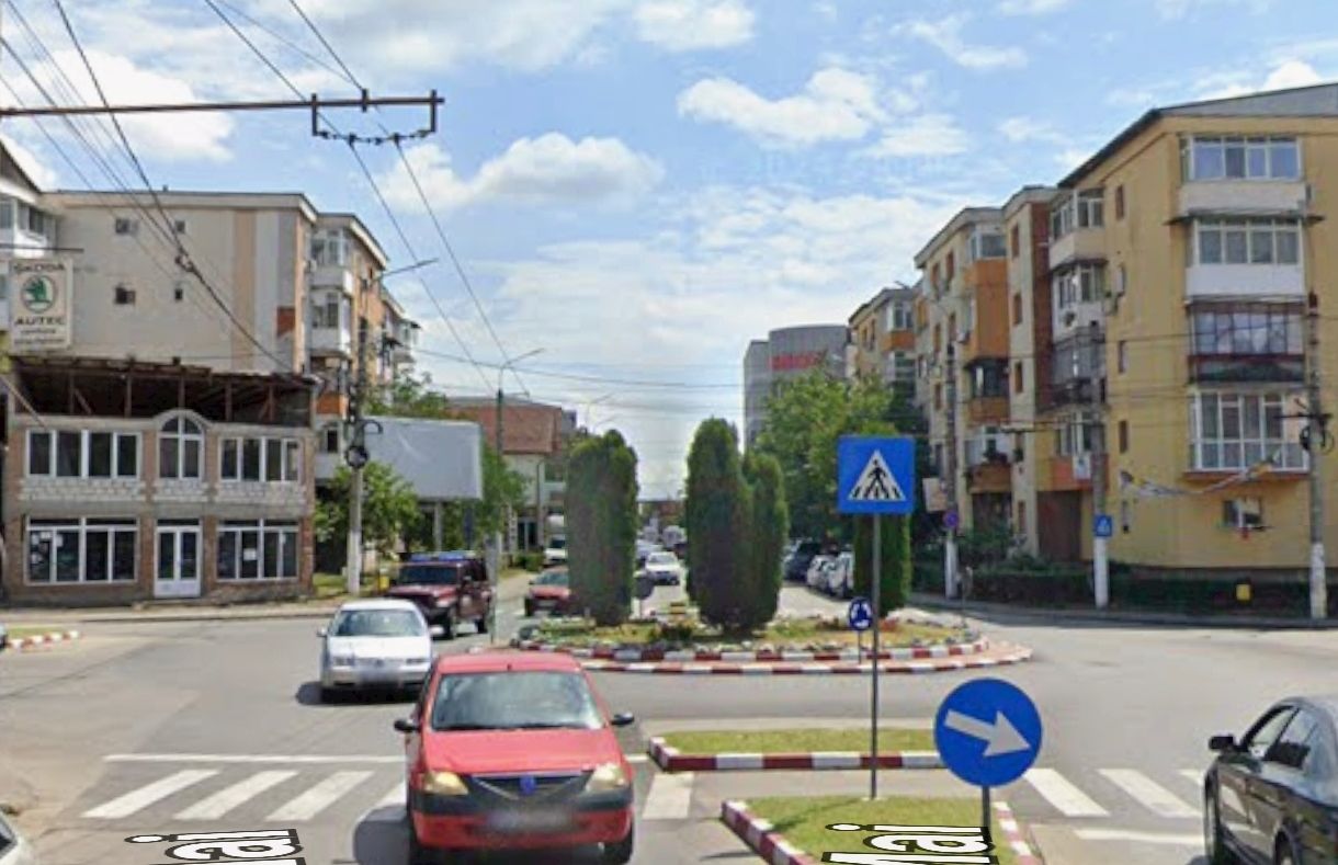 Nou sens giratoriu în Târgu Jiu