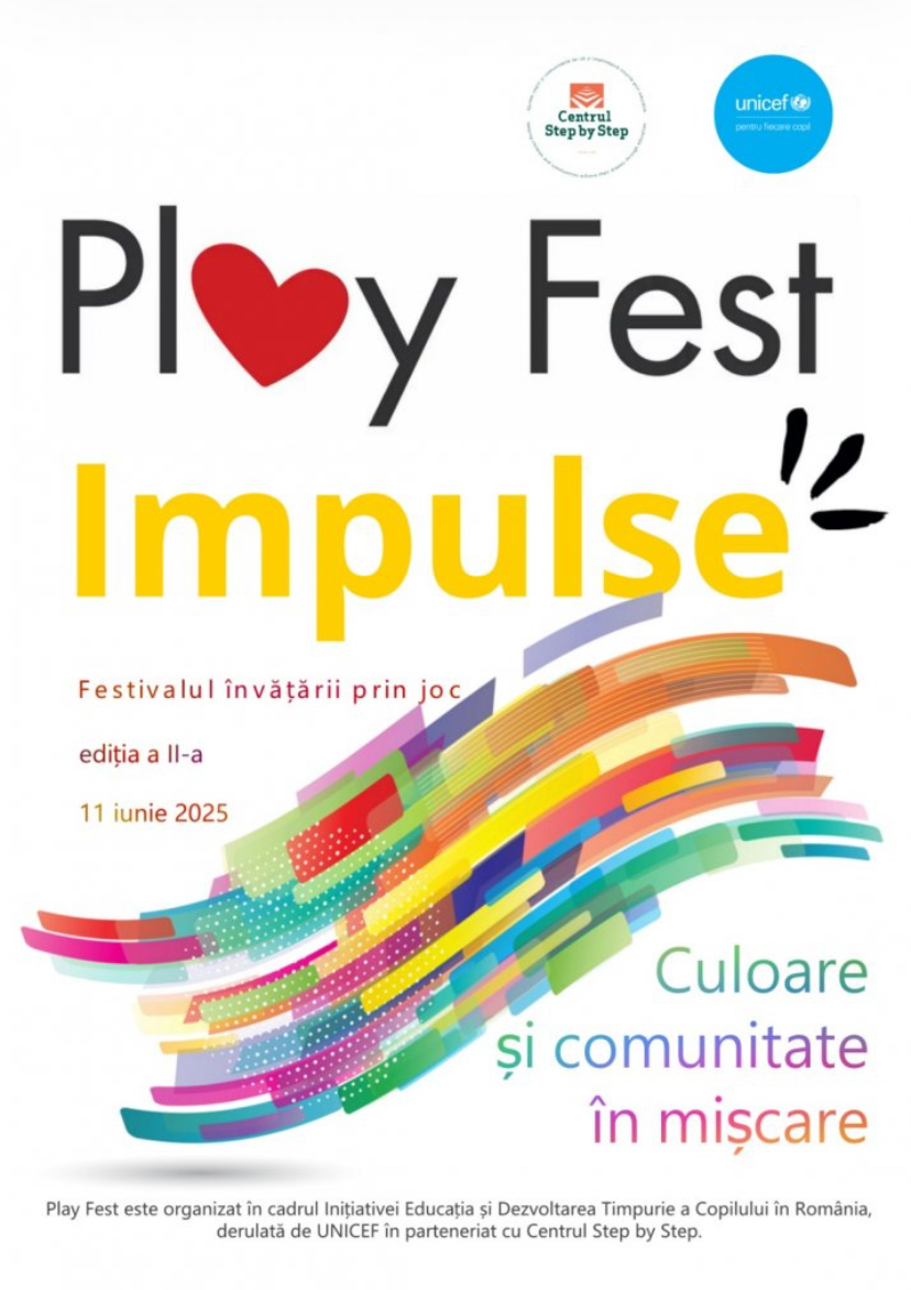 Peste 10.000 de copii participă pe 11 iunie la Play Fest – cel mai mare festival al învățării prin&nbsp;joc