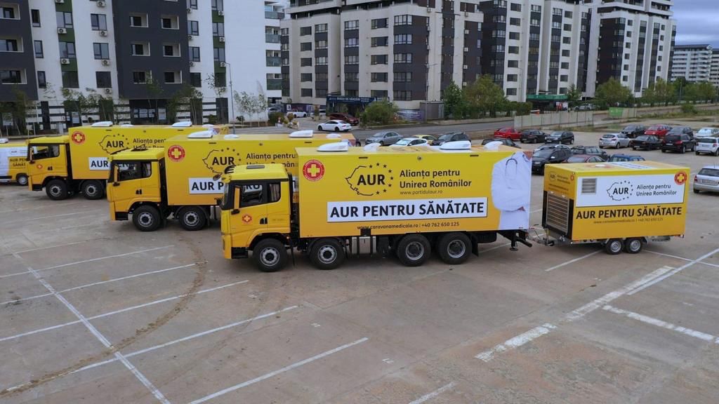 Caravana medicală AUR revine în Gorj pe 29 și 30 august: „promisiunile făcute trebuie respectate”