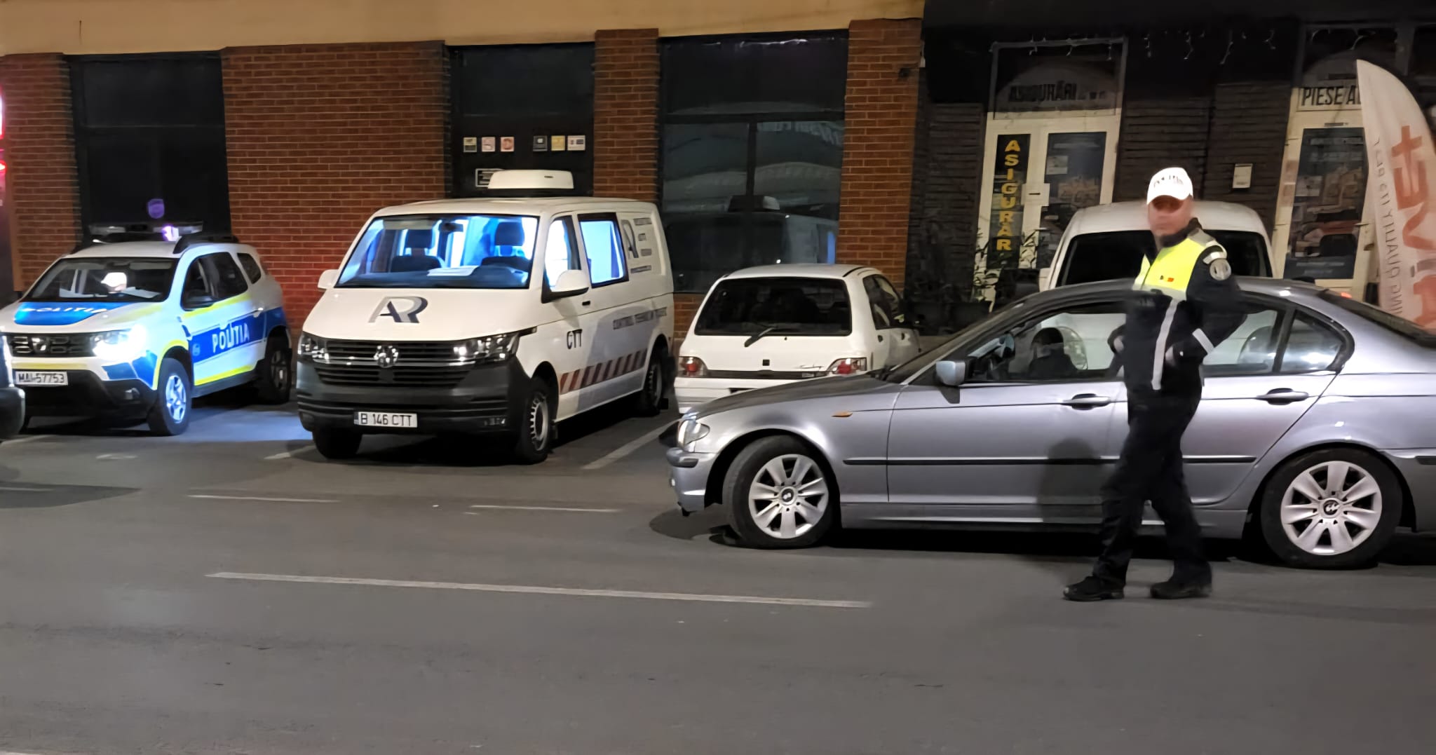 Acțiune de noapte la Târgu Jiu: mașinile cu modificări neomologate, trase pe dreapta