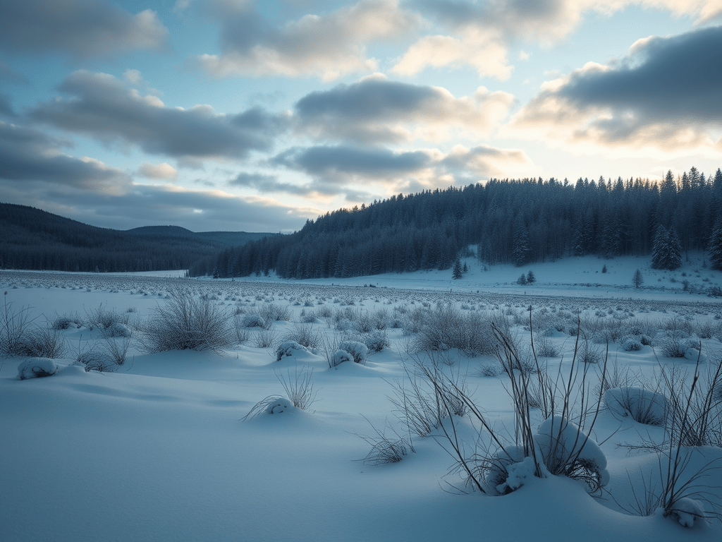 Vremea de Revelion și de Anul Nou în județul Gorj