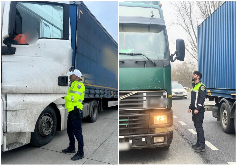 Acțiune ROADPOL – TRUCK & BUS în Gorj: controale la transportul de persoane și&nbsp;marfă