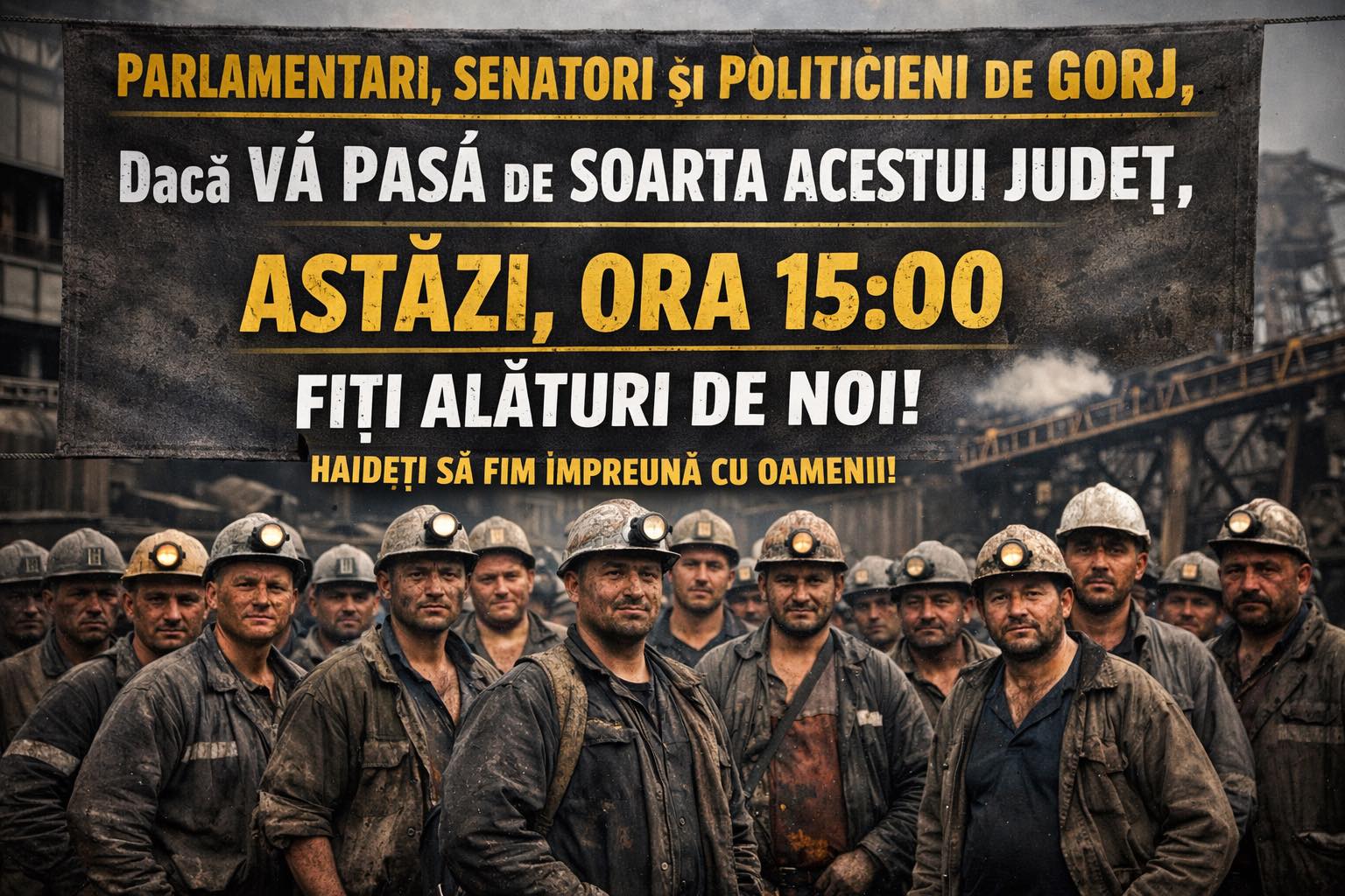 Apel către politicieni și antreprenori: protestele de la CEO continuă pentru a treia zi la Târgu Jiu
