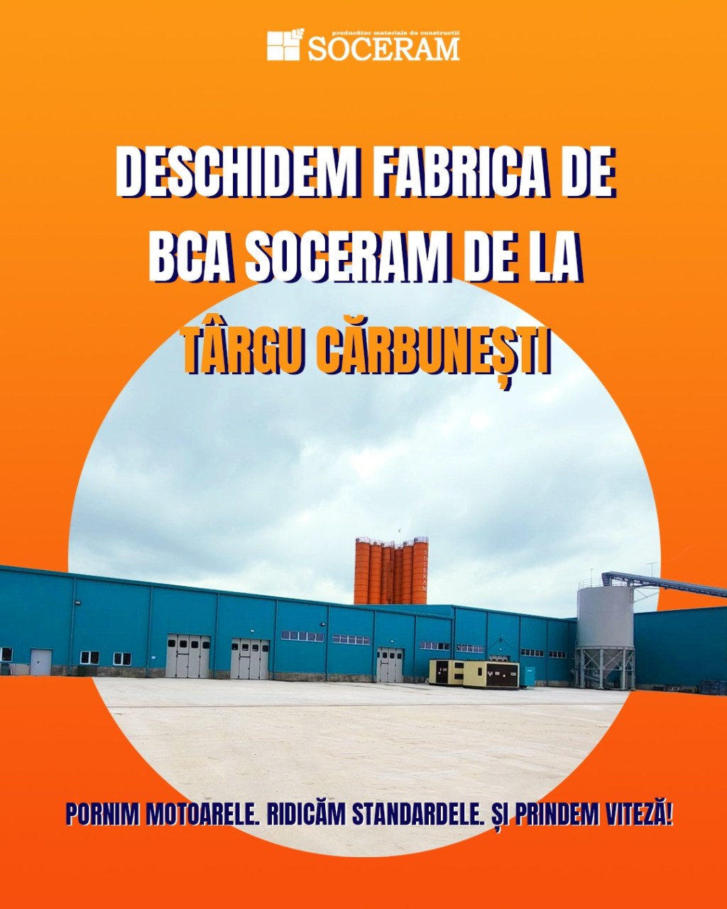 Începe producția la fabrica de materiale de construcții din Târgu-Cărbunești. Primele blocuri ceramice ies în această&nbsp;săptămână