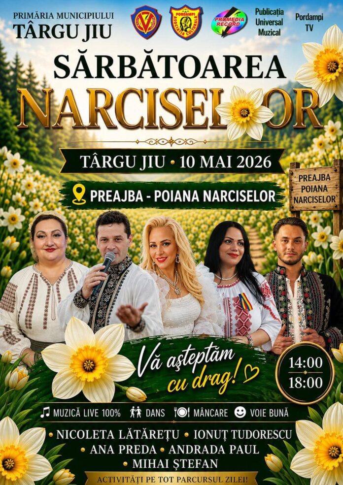 Serbarea câmpenească de la Preajba revine în Poiana Narciselor