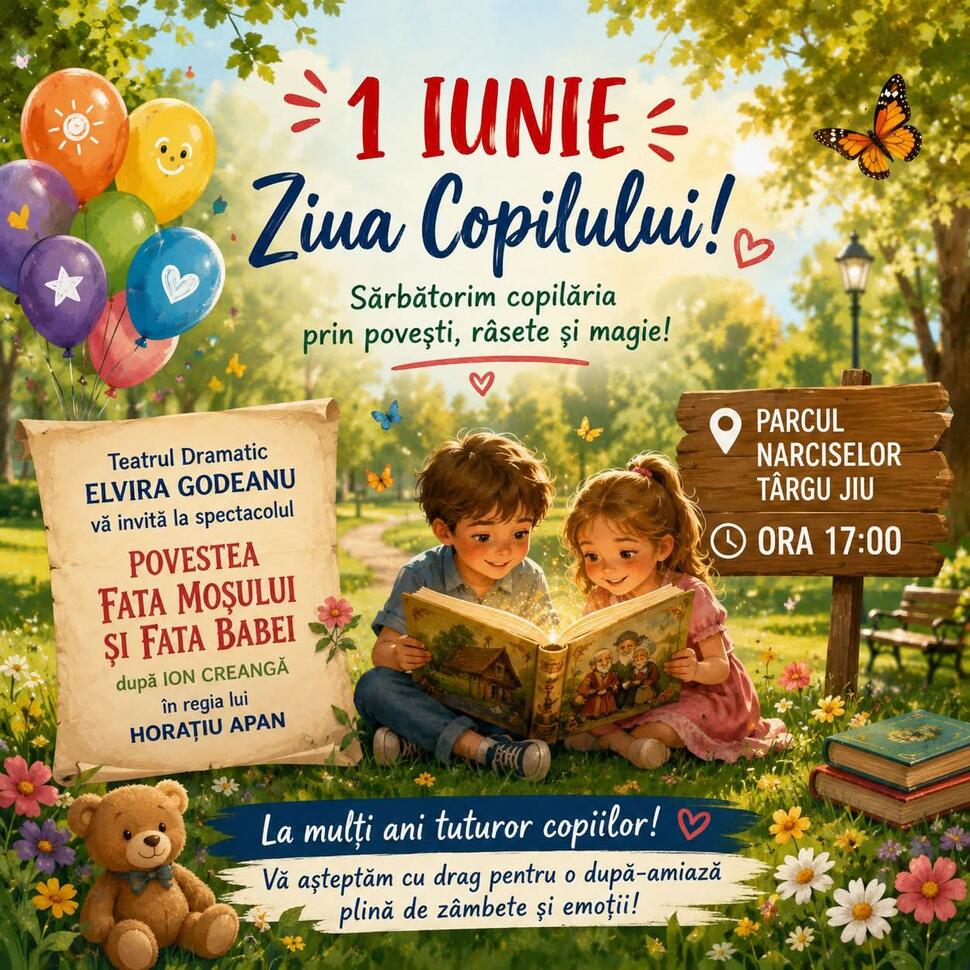 Se anulează spectacolul de 1 Iunie din Parcul Narciselor. Vremea strică planurile&nbsp;copiilor