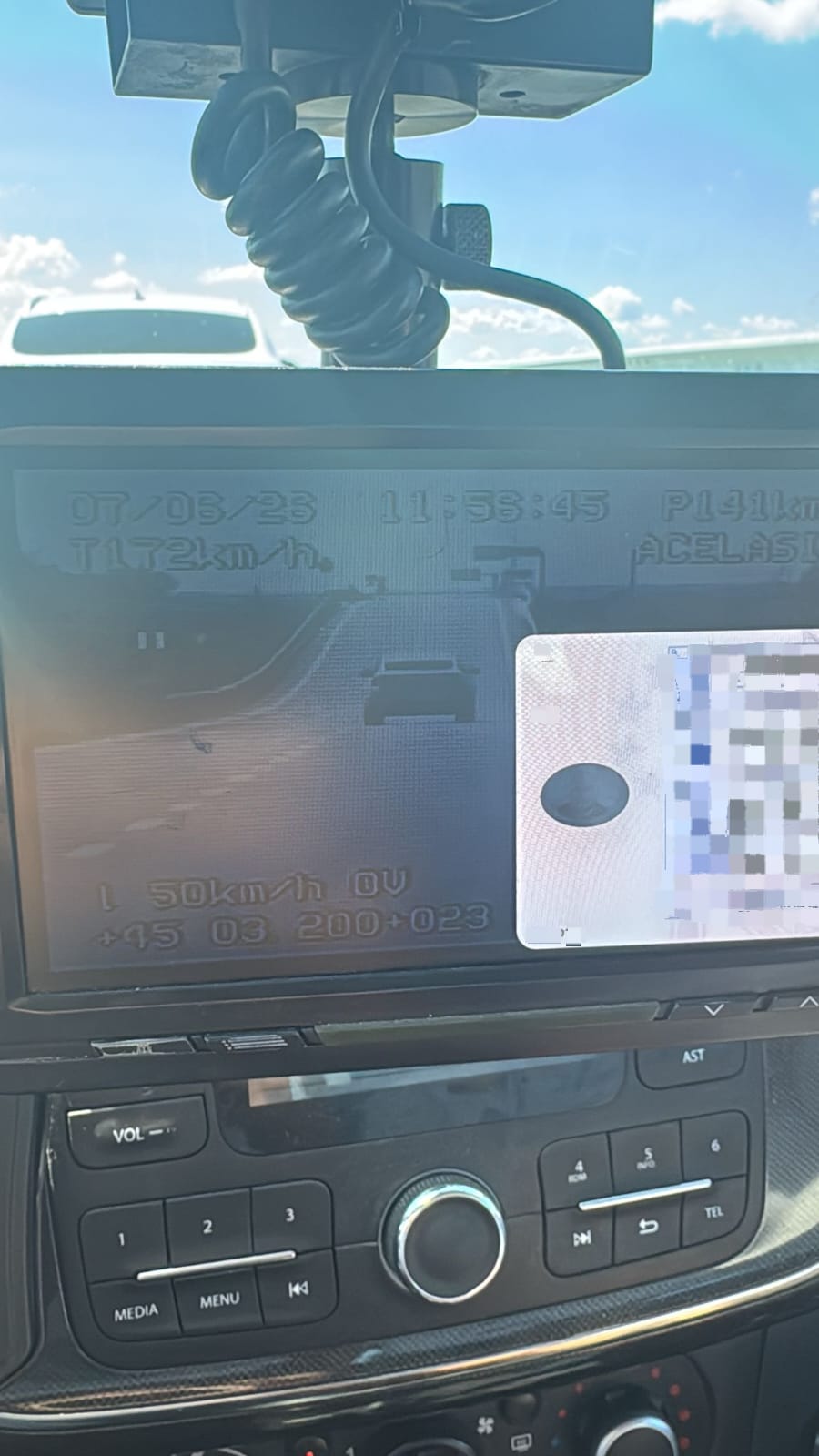 Șofer de 73 de ani, prins cu 172 km/h  în Târgu Jiu